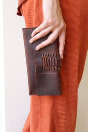 Long Woven Wallet