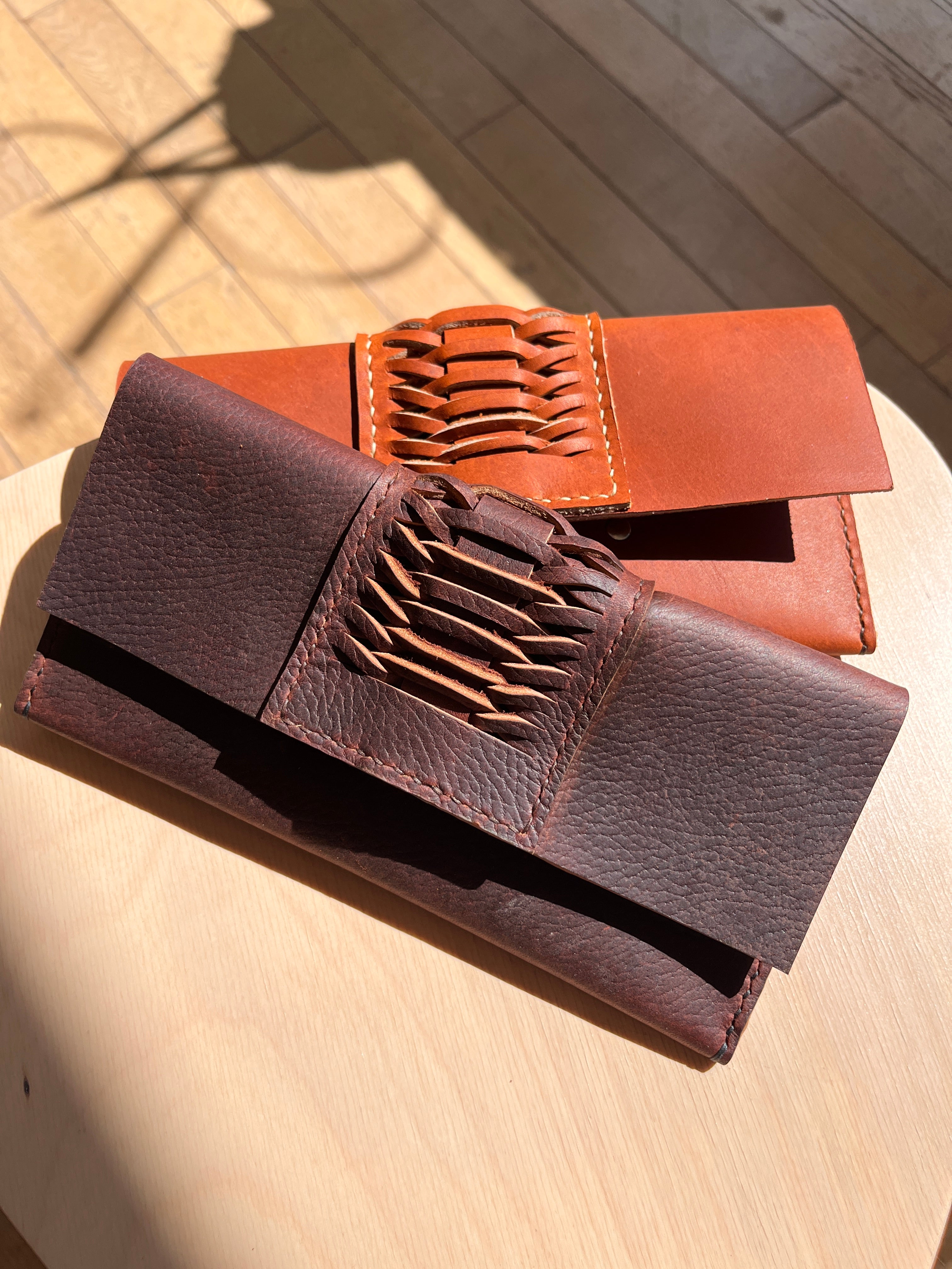 Long Woven Wallet