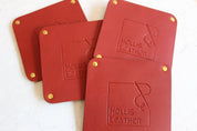 Hollis Leather Coasters (Double-Sided)