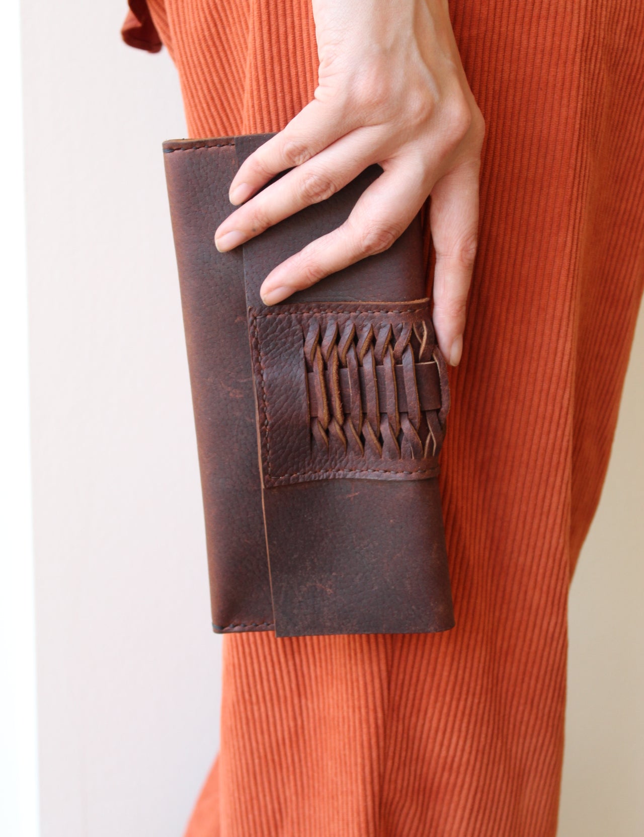 Long Woven Wallet