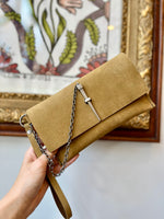 Load image into Gallery viewer, Spike Wristlet - Olive Green
